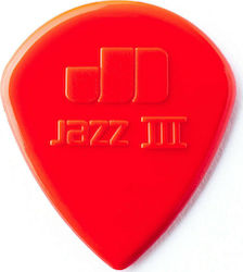Dunlop Πένα Κιθάρας Jazz III Nylon Πάχους 1.38mm Συσκευασία 1τμχ