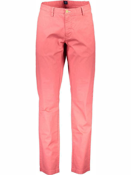 Gant Pantaloni Chino Elastic Roz