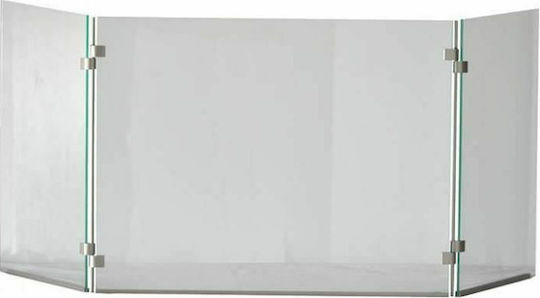 EcoHot SIT003 Гориво за камини от стъкло с 3 панела 100x50см Прозрачен