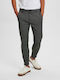 Gabba Men's Trousers in Tapered Line Gray