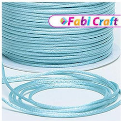 Fabi Връзка Сатен Светлосин 2mm x 50m