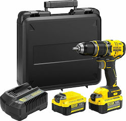 Stanley Fatmax V20 Percussive Drill Driver Battery Brushless 18V 2x4Ah