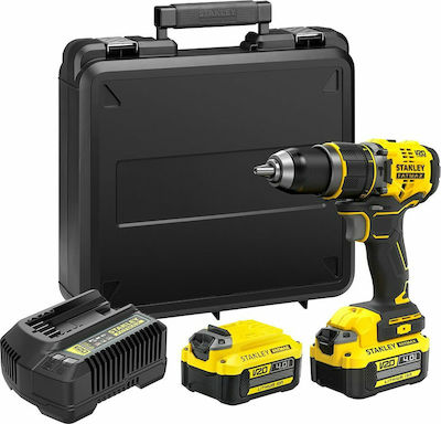 Stanley Fatmax V20 Ударен Двигател за бормашина Батерия Безчетков 18V 2x4Ах