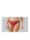 Luna Burlesque Women's Brazil with Lace Red