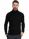 Splendid Men's Long Sleeve Sweater Turtleneck Black