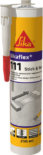 Sika Sikaflex 111 Stick&Seal Σφραγιστική Σιλικόνη Ξύλου Μαύρη 290ml