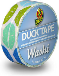 Duck Αυτοκόλλητη Washi Ταινία Διακόσμησης Aqua Kiss 1τμχ 15mm x 10m Duck Αυτοκόλλητη Washi Ταινία Διακόσμησης Aqua Kiss 1τμχ 15mm x 10m