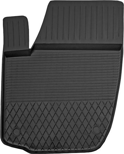 AMiO Front Mat Tray Type for Skoda Rapid 2012 Black