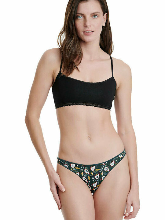 Walk Bamboo Damen Zeichenfolge 2Pack Grün