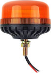 AMiO Car Beacon LED 12 / 24V Waterproof with Orange Lighting 02294