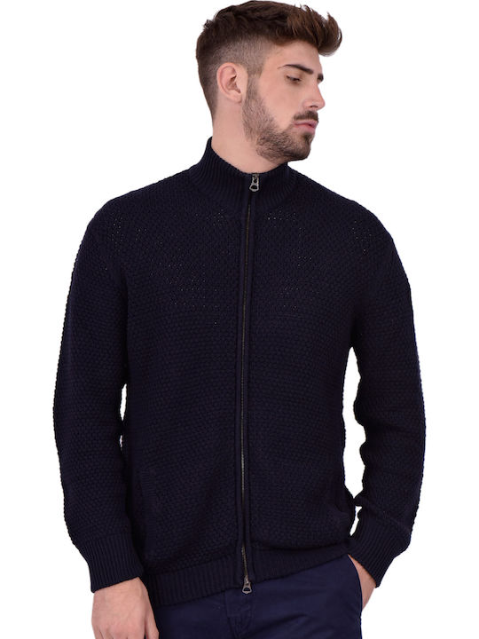 U.S. Polo Assn. Herren Strickjacke Blau