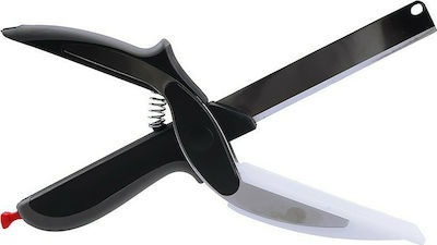 Stainless Steel Salad Scissor Black