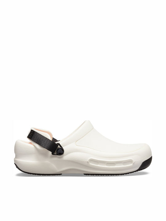 Crocs Bistro Pro Literide Anatomic Clogs White