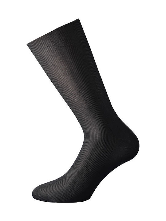 Walk Ανδρικές Μονόχρωμες Κάλτσες Μαύρες