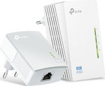 TP-LINK TL-WPA4220KIT v5 Powerline für kabellose Verbindung Wi‑Fi 4 und 2 Anschlüsse Ethernet