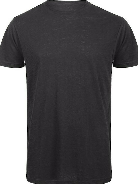 B&C TM046 Inspire Slub T Men's Short Sleeve Promotional T-Shirt Chic Black TM046-754