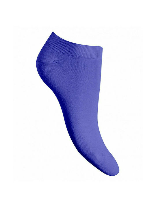 Walk Damen Einfarbige Socken Blau 1Pack