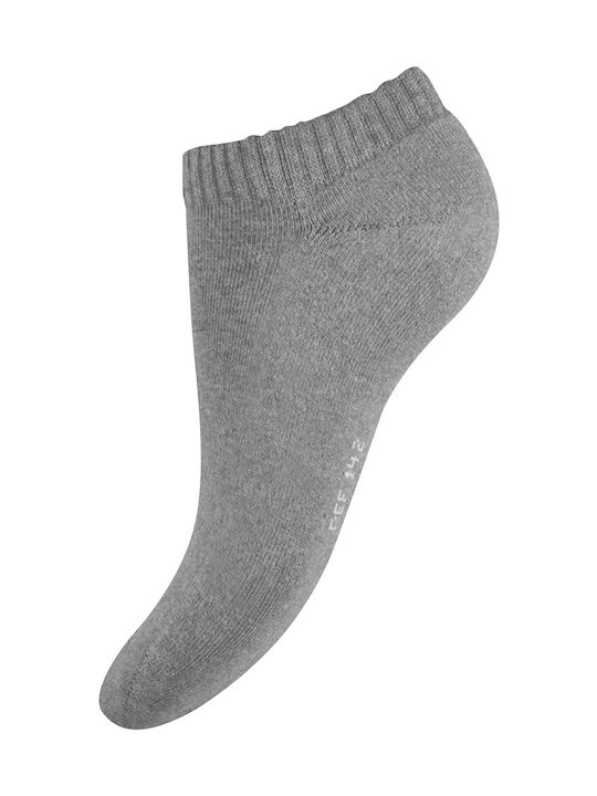 Walk Damen Einfarbige Socken Gray 1Pack