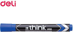 Deli Permanent Markers Blue 1.5mm Set 12pcs Deli Permanent Markers Blue 1.5mm Set 12pcs