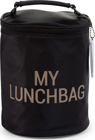 Childhome School Insulated Hand Lunch Bag Gold 18 x 18 x 22cm