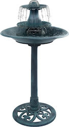 vidaXL Decorațiune Bird Bath Plastică Fântâna Fântâna Verde Fântâna 48232