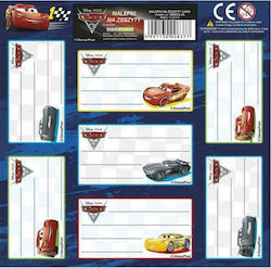 Exas Paper Notebook Labels Cars 7pcs