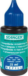 Stanger Flüssige Tinte für Stempelkissen Stempel Blau Stempelfarbe Blau 25ml 25ML