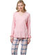 Harmony Winter Women's Pyjama Set Pink 29923