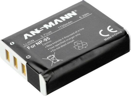 Ansmann Kamera Batterie A-Fuj NP-95 1400-0022 Lithium-Ionen (Li-Ion) Kompatibel mit Fujifilm