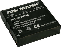 Ansmann A-Cas NP-40 Μπαταρία 1200mAh Συμβατή με Casio