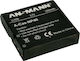 Ansmann Kamera Batterie A-Cas NP-40 5022303/05 Lithium-Ionen (Li-Ion) Kompatibel mit Casio
