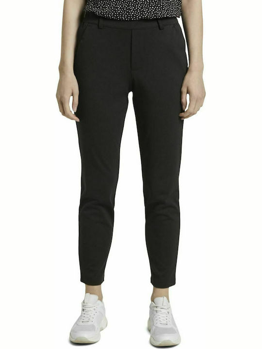 Tom Tailor Women's Fabric Trousers Black
