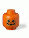 Room Copenhagen Παιδικό Κουτί Αποθήκευσης από Πλαστικό Lego Pumpkin Πορτοκαλί 16x16x19cm