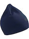 Knitted Beanie Cap Navy Blue