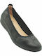 Emanuele Anatomic Leather Ballerinas D215 Black