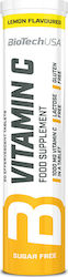 Biotech USA Vitamin C Vitamin für Energie & das Immunsystem 1000mg Zitrone 20 Registerkarten