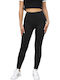 Women's Long Running Legging High Waisted Black