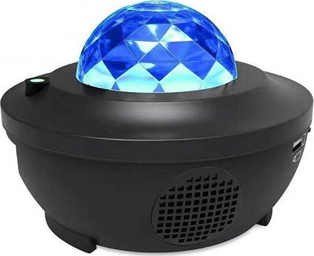 Andowl Led Παιδικό Φωτιστικό Projector Starry με Προβολή Αστεριών Μαύρο 11x11x16εκ. Andowl Led Παιδικό Φωτιστικό Projector Starry με Προβολή Αστεριών Μαύρο 11x11x16εκ.