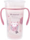 Kikka Boo Baby Cup Sippy Cup 360° made of Plastic Pink 300ml for 12m+m+