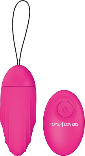 Toyz4lovers ELys Ripple Egg Remote Control Mini Δονητής Egg με Απομακρυσμένο Έλεγχο 9cm Pink