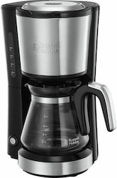 Russell Hobbs Compact Home Καφετιέρα Φίλτρου 650W Black