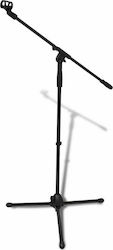 vidaXL Floor Microphone Stand in Black Color