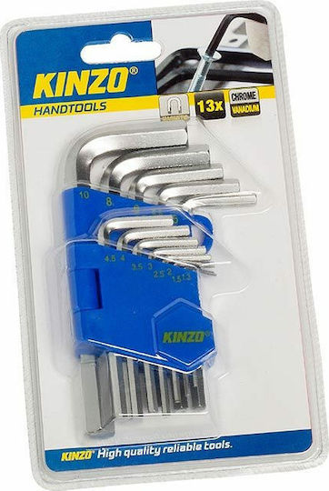 Kinzo Set 13 Allen Wrenches L