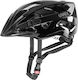 Uvex Active Fahrradhelm Berg / Stadt mit LED Licht Schwarz