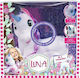 Dimian Plush Unicorn Luna with 3 Stories for 2+ Years