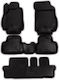 Novline Satz Vorder- und Hintermatten Wannenartig 5Stück aus TPE für Chevrolet Orlando 2011-2015 Schwarz