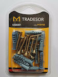 Tradesor Phillips Screw with Diameter M4 and Length 30mm