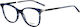 Ana Hickmann Women's Acetate Blue Prescription Eyeglass Frame AH6311 E03