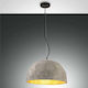 Fabas Luce Bloom Pendant Light Single-Light for Socket E27 Gray