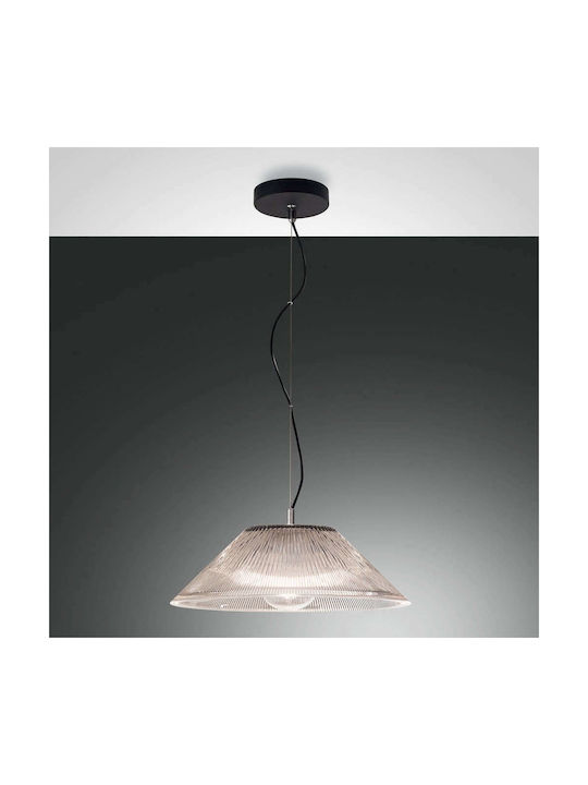 Fabas Luce Salento Pendant Light Single-Light for Socket E27 Transparent